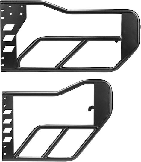 Vevor Jeep Tube Doors 4-Door Compatible with Jeep Wrangler JK Unlimited 2007-2018 Front & Rear Tubular Doors Alloy Steel Storage Bag Rubber Pads Heavy-Duty Hinges Latch O