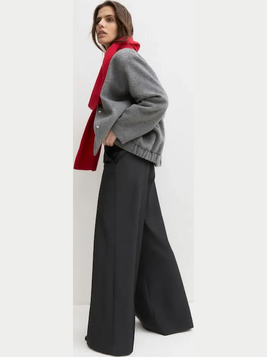 Marella Emmbreak Women's Fabric Trousers Dark Grey