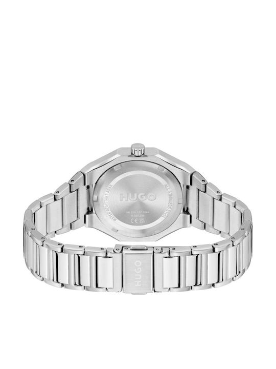 Women's 36mm Battery Watch with Grey Stainless Steel Bracelet