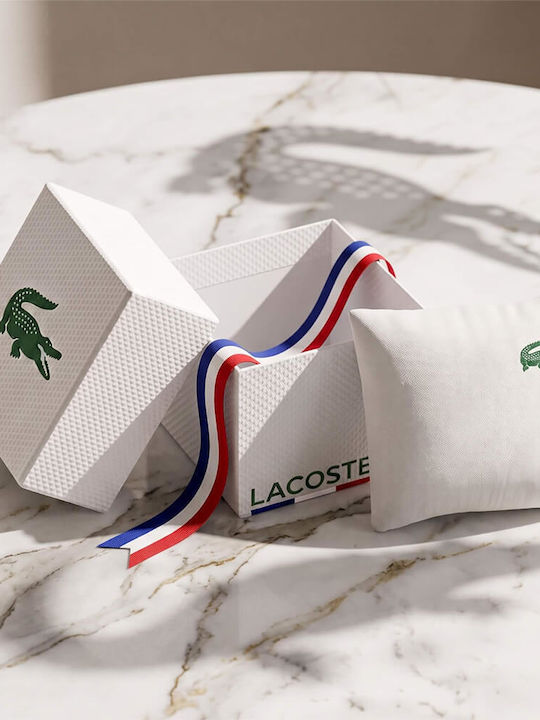 Lacoste Women's Battery-Powered Watch with Silver Stainless Steel Bracelet Lacoste Women's Battery-Powered Watch with Silver Stainless Steel Bracelet