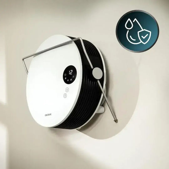 Cecotec Home Ready Warm Κεραμικό Αερόθερμο Μπάνιου Τοίχου Λευκό 2000W
