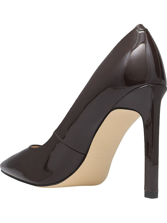 Tatiana3 Tatiana3 Brown Patent Leather High Heel Pumps