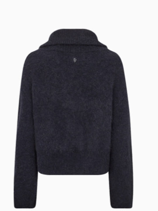 Cardigan Tricotat pentru Femei Salute Navy