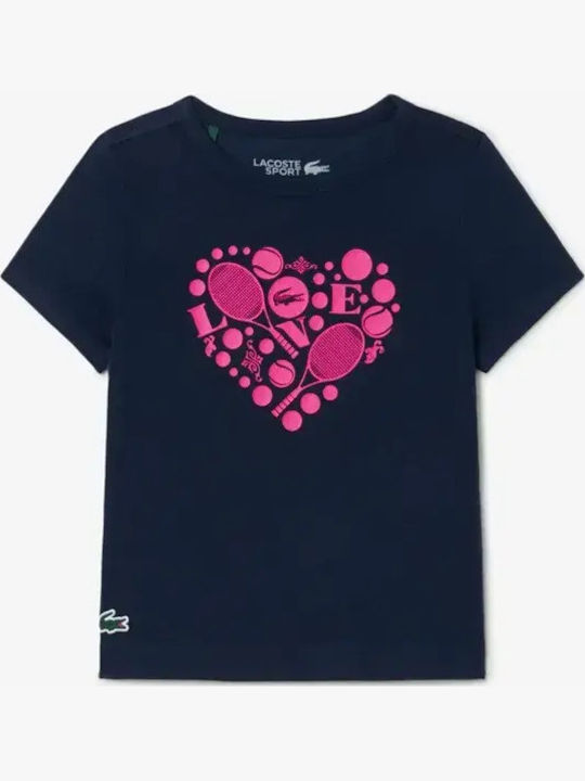 Lacoste Детска тениска Darkblue