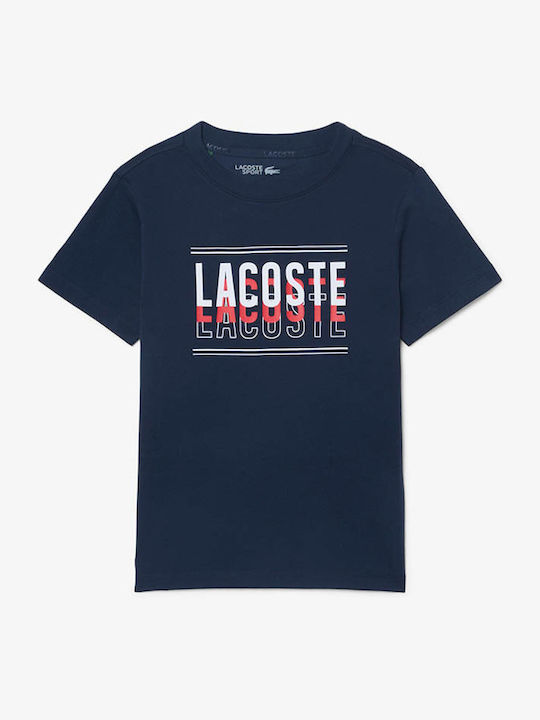 Lacoste Детска тениска Darkblue