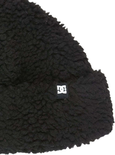 Beanie Unisex Σκούφος Πλεκτός σε Μαύρο χρώμα