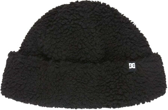 Beanie Unisex Σκούφος Πλεκτός σε Μαύρο χρώμα