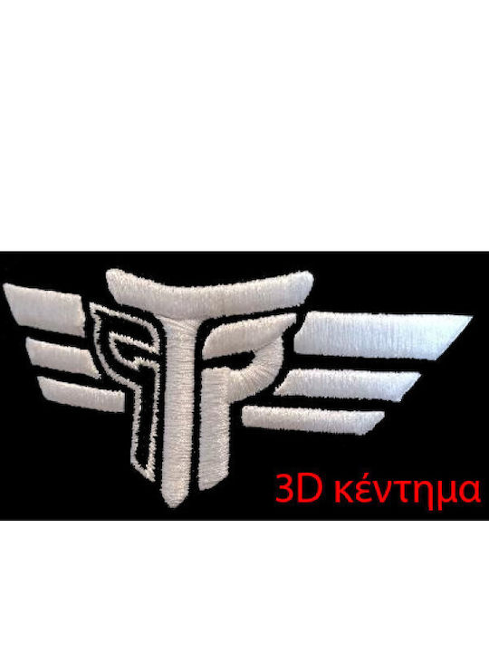 Шапка с козирка Trucker с 3D бродирано лого Червена Takeposition Черна 6-панелна Унисекс Черна 56-58 см