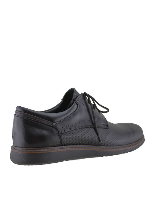 Leather Men's Casual Anatomical Brown Shoes