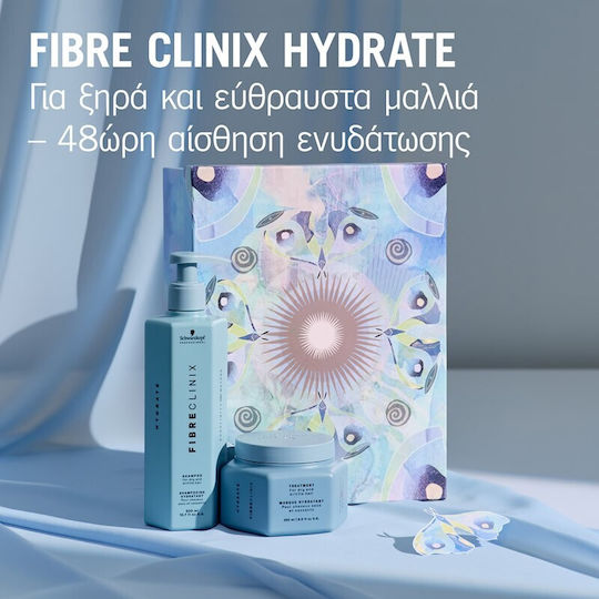 Fibre Clinix Hydrate Hair Treatment Set for Dry Hair with Shampoo 2 Pieces