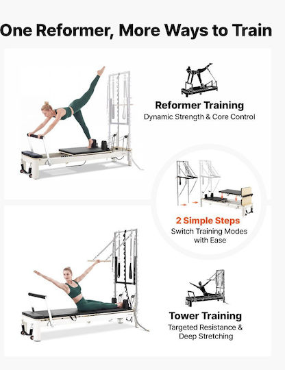 Vevor Pilates-Bett mit Turm