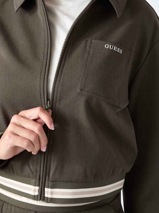 Guess Ζακέτα Khaki