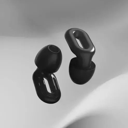 Saccater Earplugs in Black Colour 2 Pieces