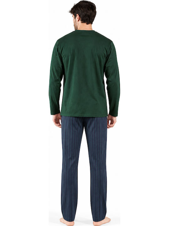 Paul Martin Winter Men's Pyjamas in Cypress Green