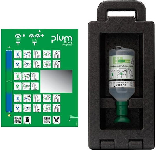 Plum Safety Fabric Wall-Mounted First Aid Kit with Equipment