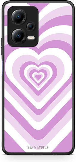 Smartfits Hearts Задна корица Черен (Poco X5)
