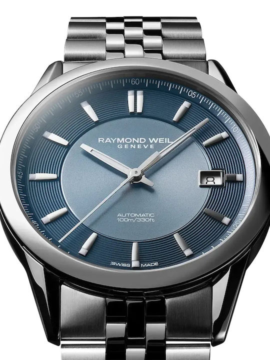 Freelancer Men's Watch 38mm Automatic with Silver Metal Bracelet