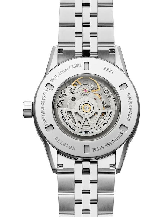 Freelancer Men's Watch 38mm Automatic with Silver Metal Bracelet
