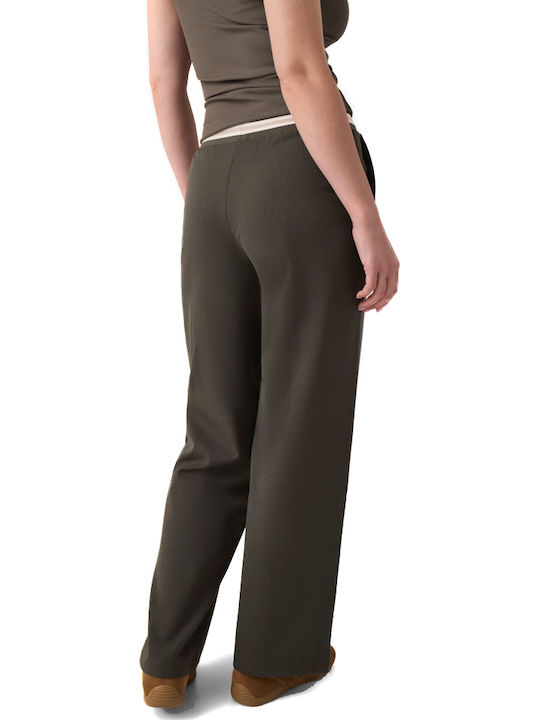 Guess Jogginghose mit Bündchen in Khaki