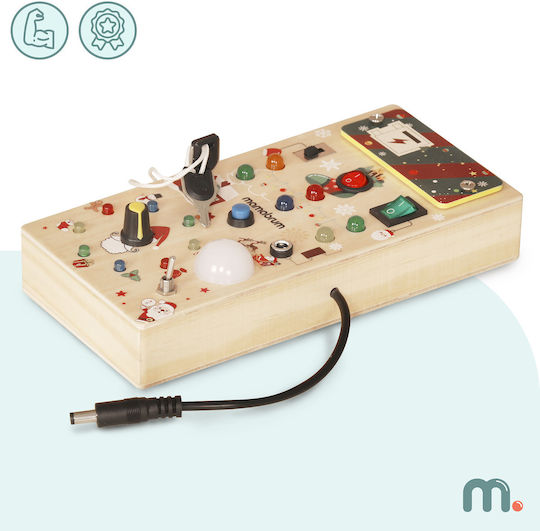 Holzspielzeug-Controller mit Licht für Kinder ab 36 Monaten