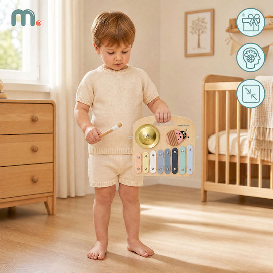 Musikinstrument aus Holz mit Musik und Sounds