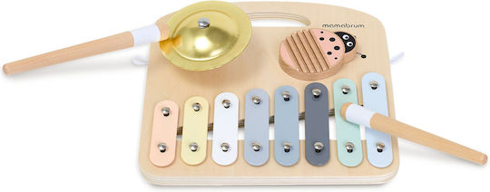 Musikinstrument aus Holz mit Musik und Sounds