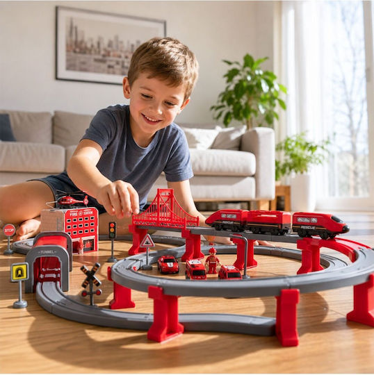 Fire Truck Track for Ages 1.5+