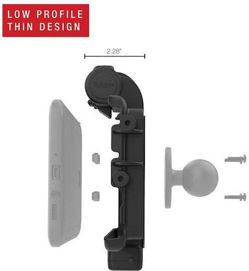 RAM Mounts RAM USB-C Low-Profile-Dock + USB-C-USB-A-Datenkabel Tab Active5 3