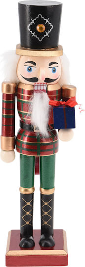 Christmas Wooden Nutcracker Green 38 cm Tall