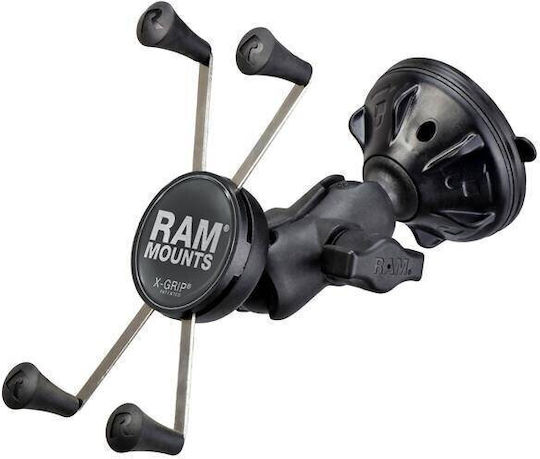 Suport pentru telefon mare Ram Mounts Ram X-Grip din material compozit, cu bază cu ventuză