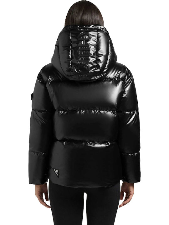 Devina3 Damen-Winterjacke Schwarz