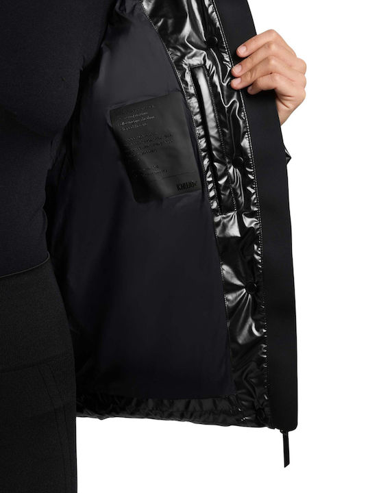 Devina3 Damen-Winterjacke Schwarz