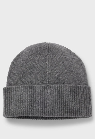 Men's Knitted Beanie in Grey