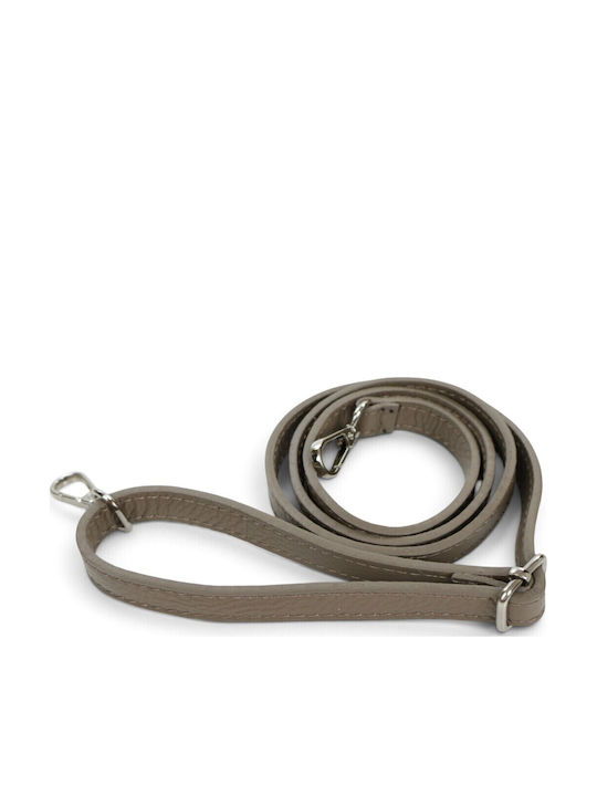 Leather Women's Shopper Bag Suede Taupe Scuro
