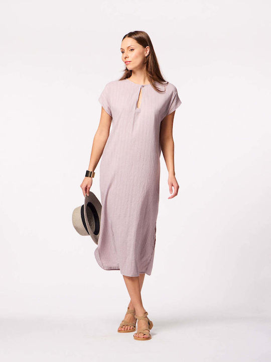 Achilleas Accessories Maya Women's Long Grey Beach Caftan