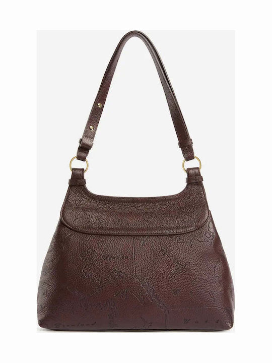 Leather Women's Flap Bag Brown
