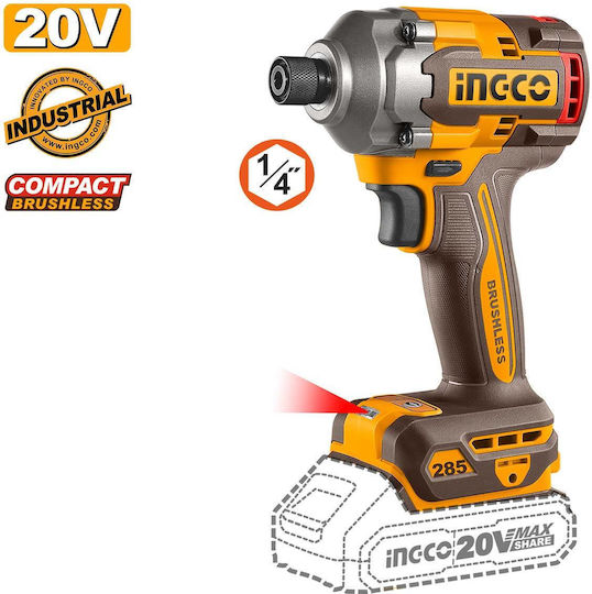 COSLI260296E Σετ 2 Παλμικά Κατσαβίδια Brushless 20V με 2 Μπαταρίες 2Ah και Θήκη