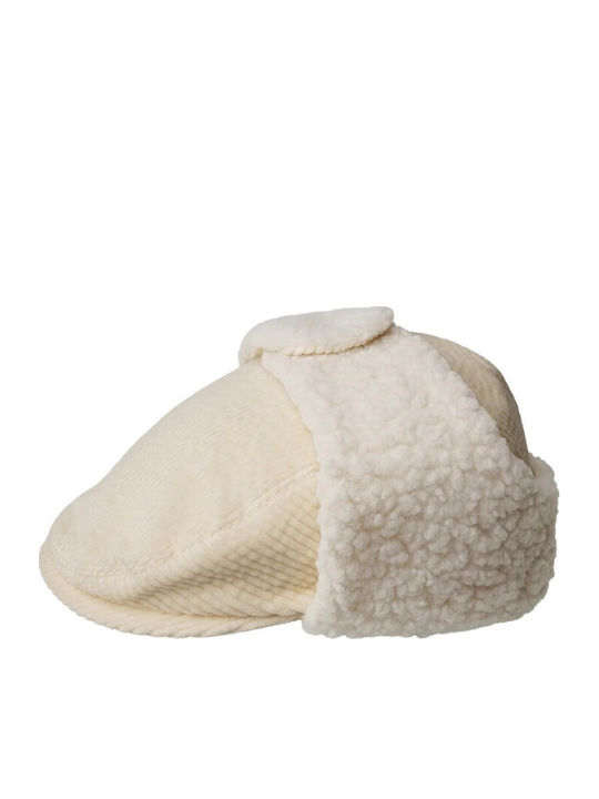 Kangol Текстилна мъжка шапка бяла
