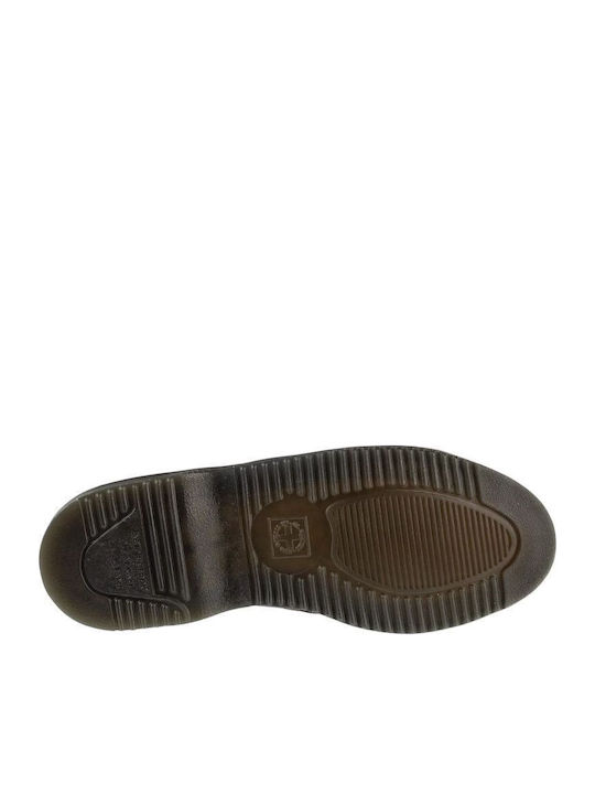 Daphny 4 Eye Leder-Damen-Oxfords in Schwarz