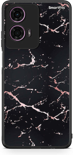 Marble Black Rosegold Motorola G24 Case