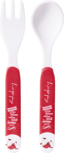 Red Melamine Feeding Set 5 Pieces