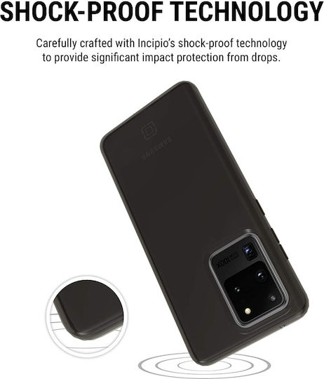 Incipio NGP Pure Umschlag Rückseite Silikon Schwarz (Galaxy S20 Ultra)