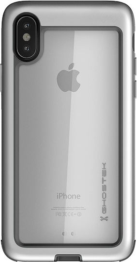 Ghostek Atomic Slim Back Cover Πλαστικό Ασημί (iPhone X / XS)