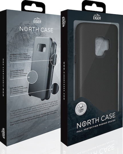 Eiger Back Cover Πλαστικό Μαύρο (Galaxy S9)