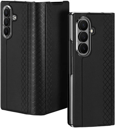 Dux Ducis Bril Back Cover aus Leder Schwarz (Galaxy Z Fold8 Ultra)