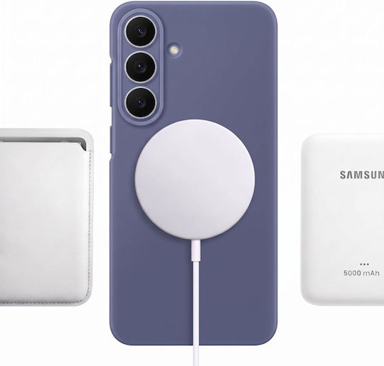 Samsung EF-ES741CLE Silikon-Magnet-Cover Galaxy S26 FE S741 Blauviolett Original-Handyhülle