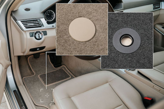 Velour Car Mats Mercedes R-class W251 Short Minivan 5 Seats Short 2005-2014 Beige