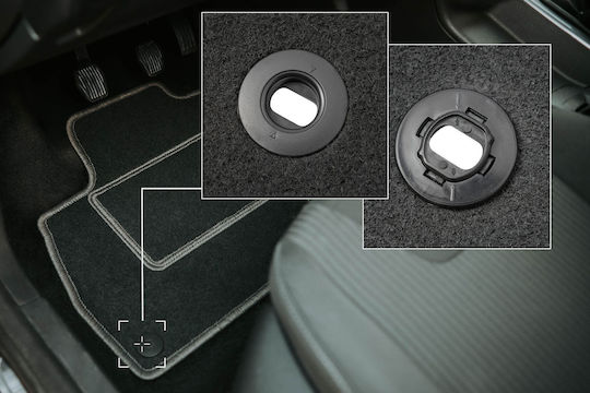 Velour Driver’s Mat Toyota Proace Ii Van 2016 Graphite