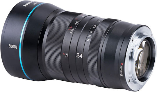 24mm F2.8 Anamorphic APS-C Camera Lens for Canon EF-M Mount Black