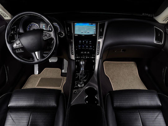 Велюров Килим За Шофьор Hyundai Genesis G80 Седан 2013 Бежов